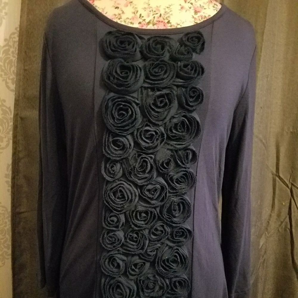 Navy blue blouse
