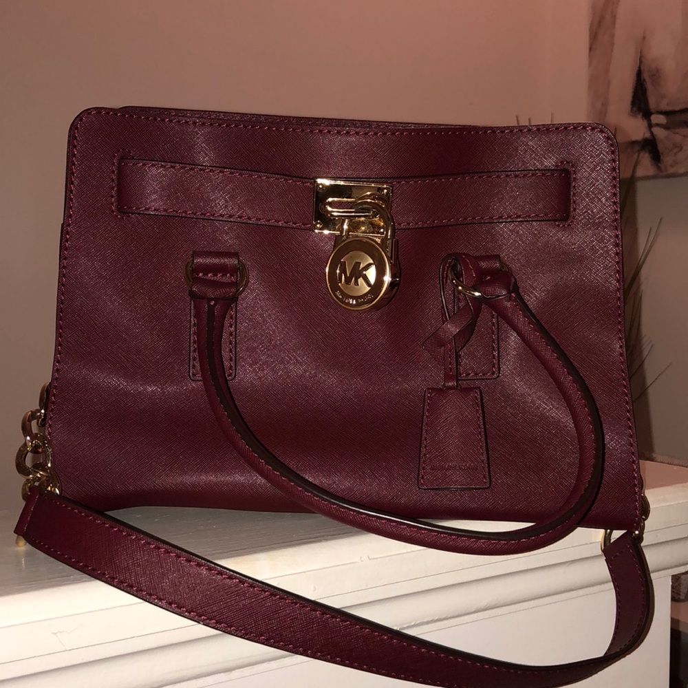 Michael Kors Hamilton Saffiano Leather Satchel