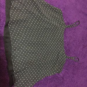 Sheer, flowy, star-patterned tank top