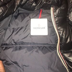 Authentic Boys Moncler Gaston Puffer Navy Blue