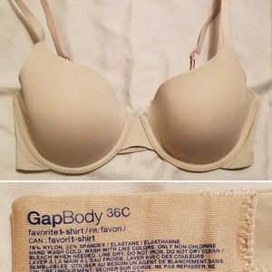 Gap Body Favorite Uplift Nude Beige Push Up 36C