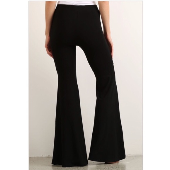 ✨LAST ONE ✨Black wide bell bottom pants - Picture 3 of 4