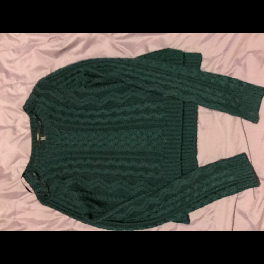 Forrest green sweater