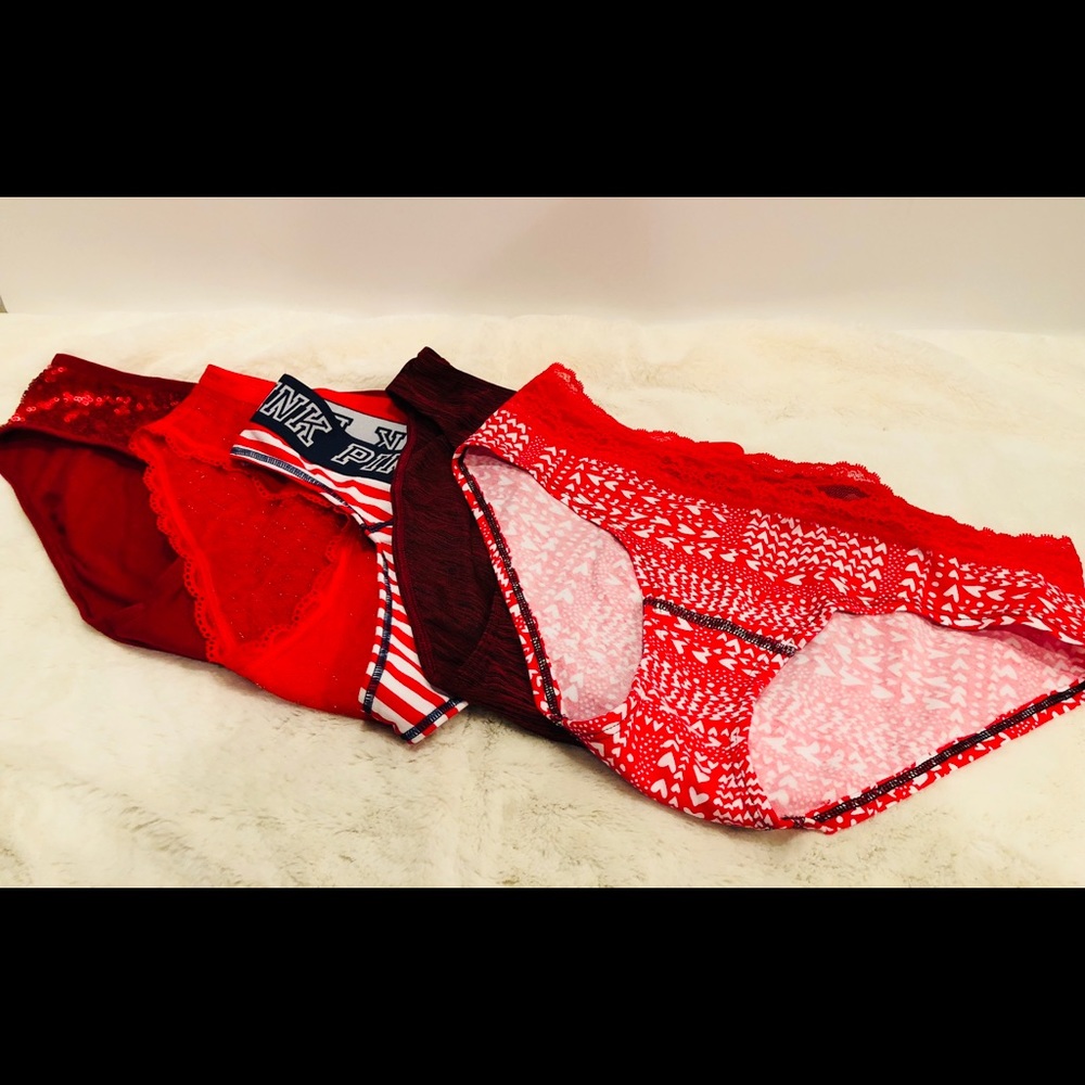 Victorias Secret PINK Womens Panties 5 pack Medium