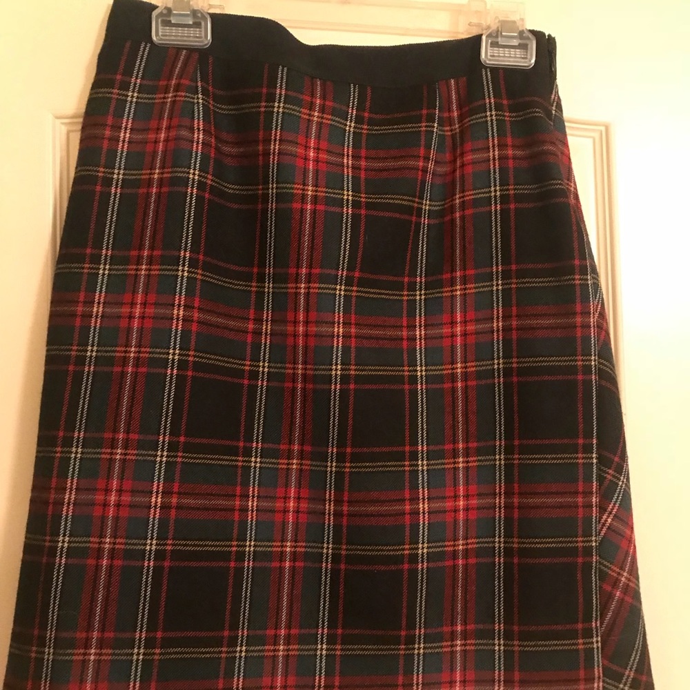 J. Crew tartan plaid skirt size 4