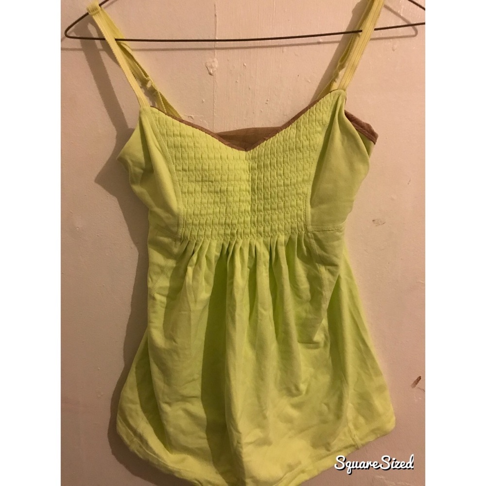 Lime Green Lululemon Tank