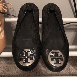 Black Tory Burch Reva Flats
