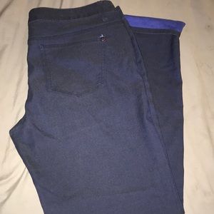 Macy’s Celebrity Pink Navy straight leg Jeans