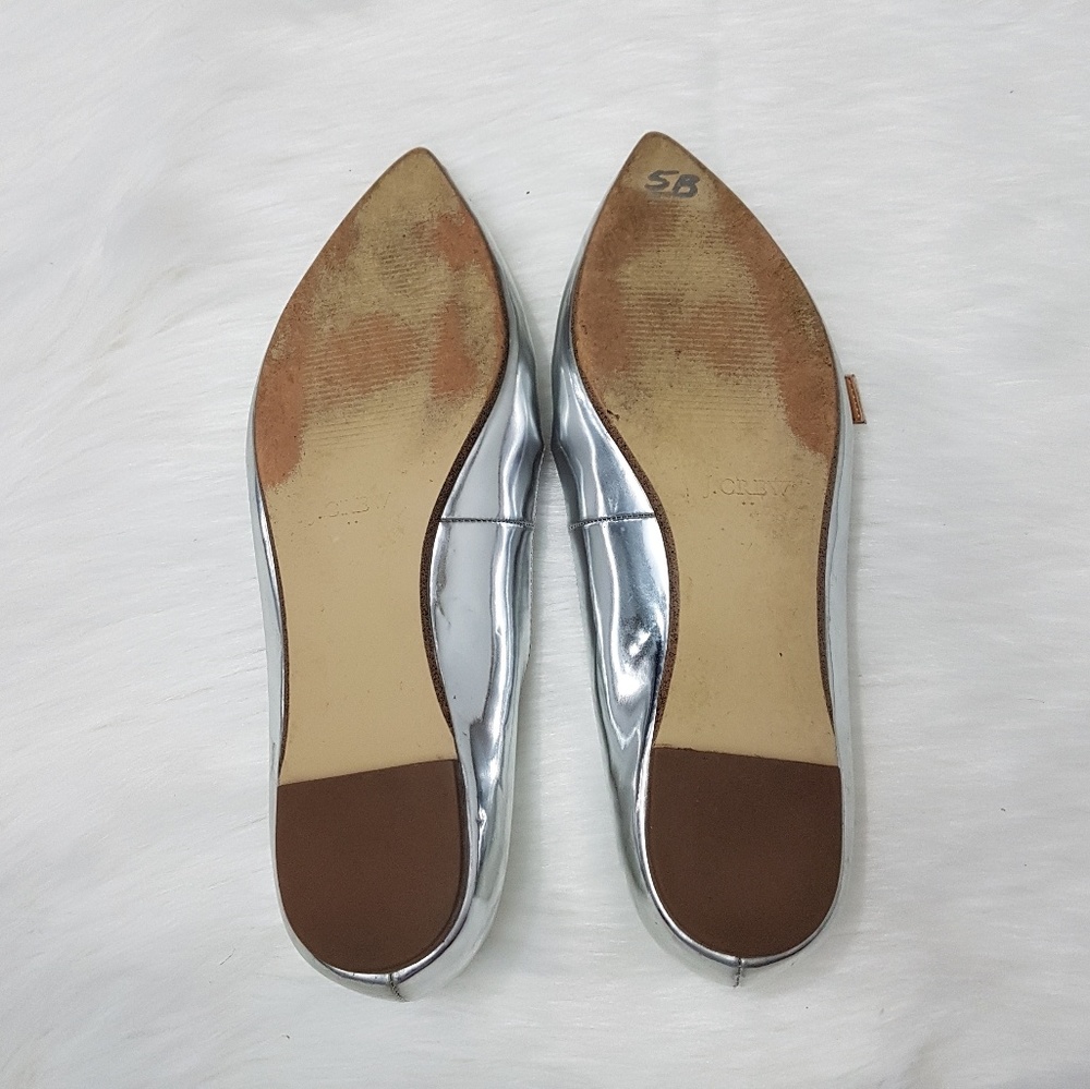 J. Crew F. Amelia Metallic Flats - Picture 6 of 6