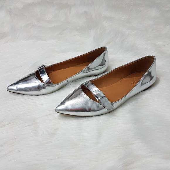 J. Crew F. Amelia Metallic Flats - Picture 4 of 6