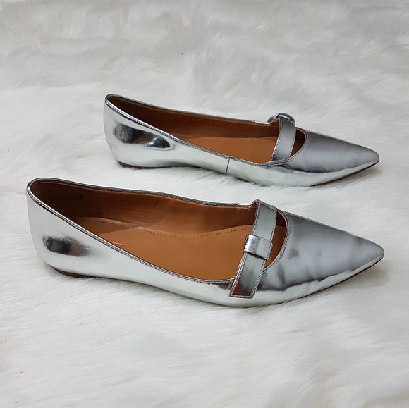 J. Crew F. Amelia Metallic Flats - Picture 5 of 6