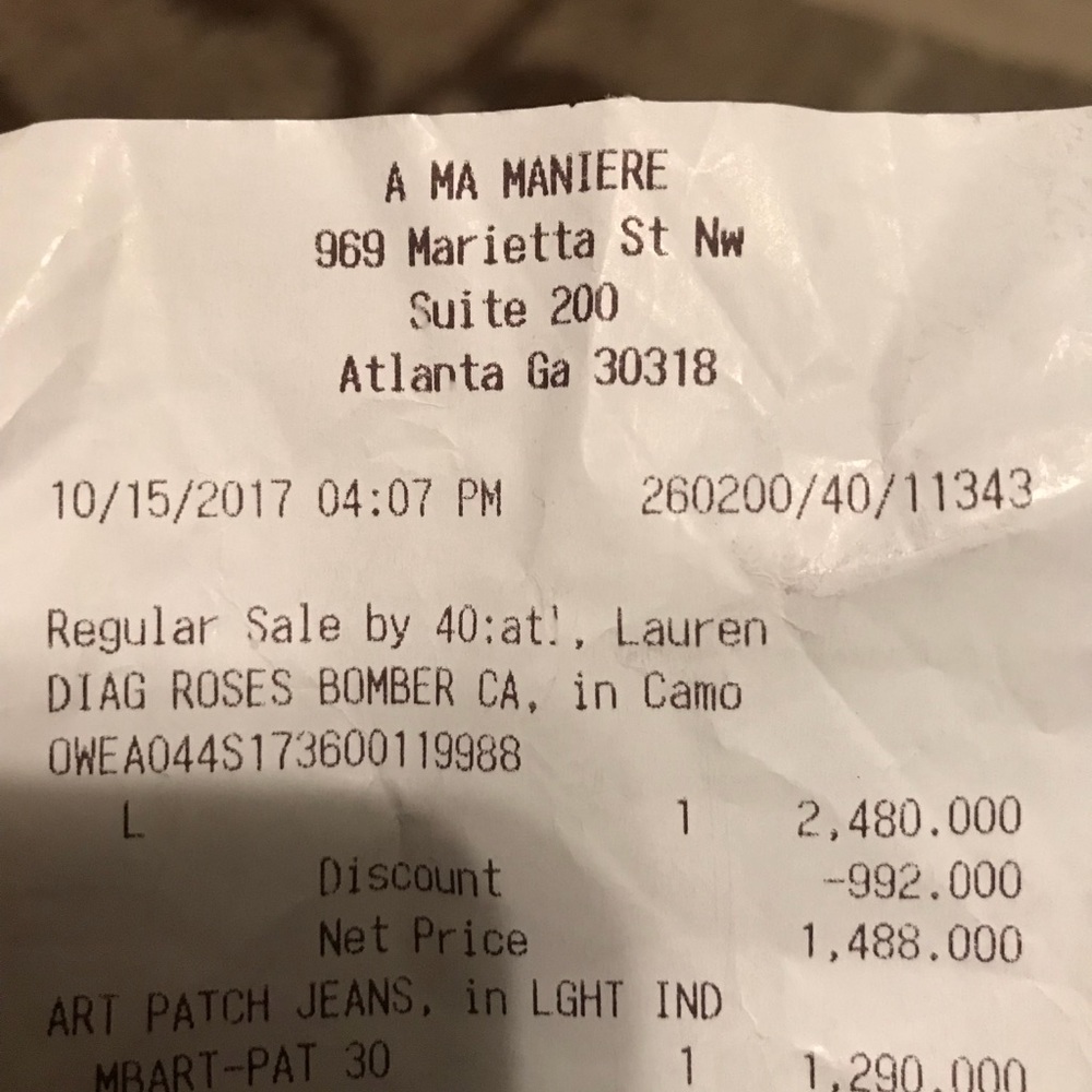 Off-White Camo bomber jacket - Picture 6 of 6