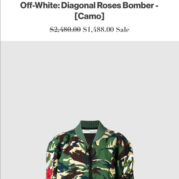 Off-White Camo bomber jacket - Picture 5 of 6