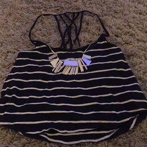 Striped Crop Top
