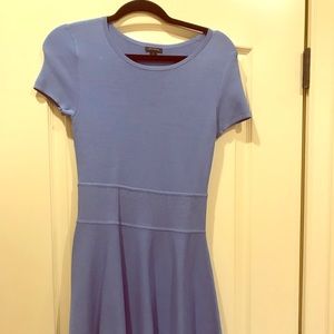 Periwinkle blue knit Ann Taylor dress