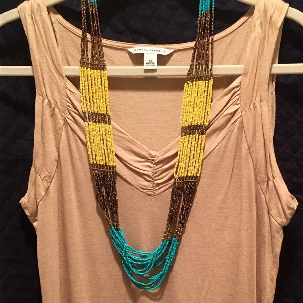Super fun Banana Republic sleeveless top