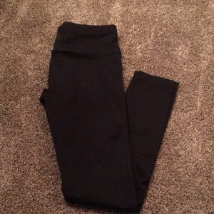 90 degree by reflex black workout leggings
