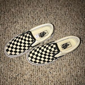 Black and White Checkered Vans