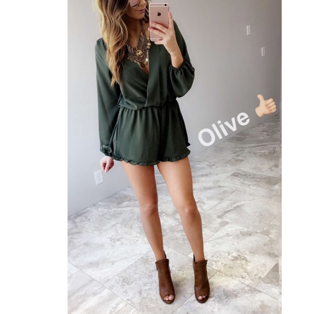 Olive romper