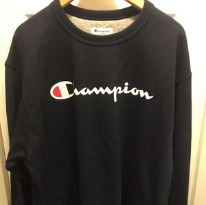 Brand NWT Men's Champion Spellout Pullover Sweater
