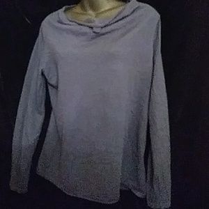 Classique Enrier navy blue merino sweater-sz L