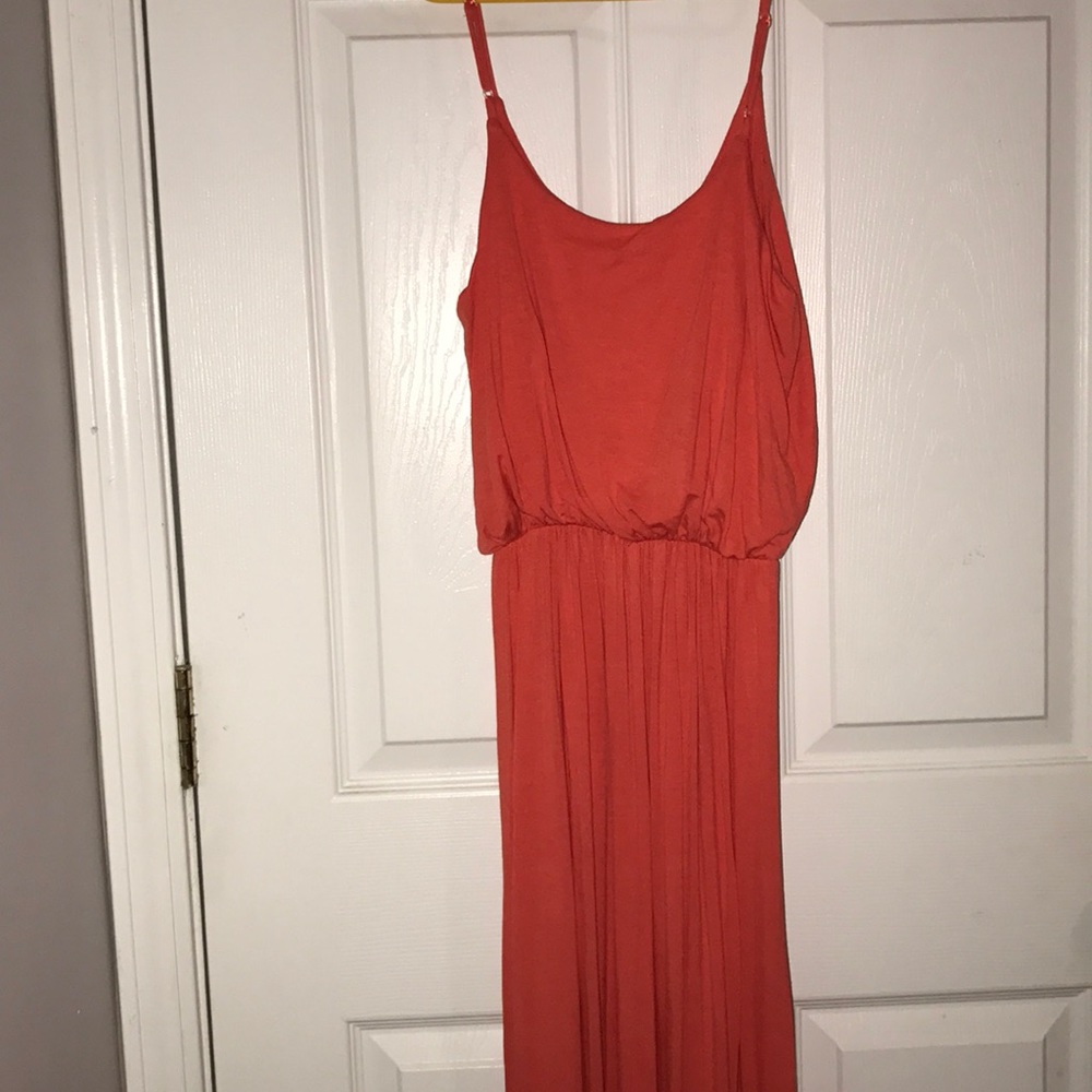 Coral Maxi Dress