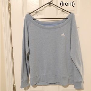 Sky Blue Adidas Climalite Sweater