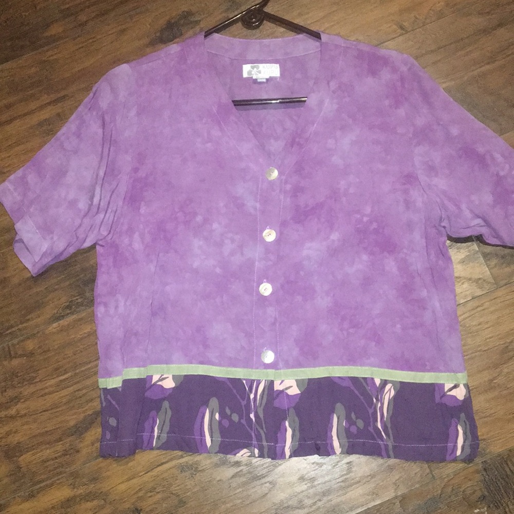 Purple blouse