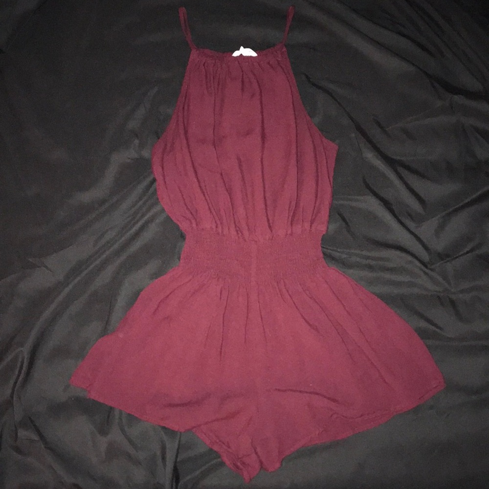 Maroon romper