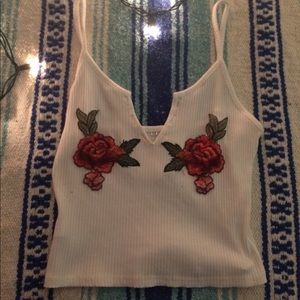 rose crop top