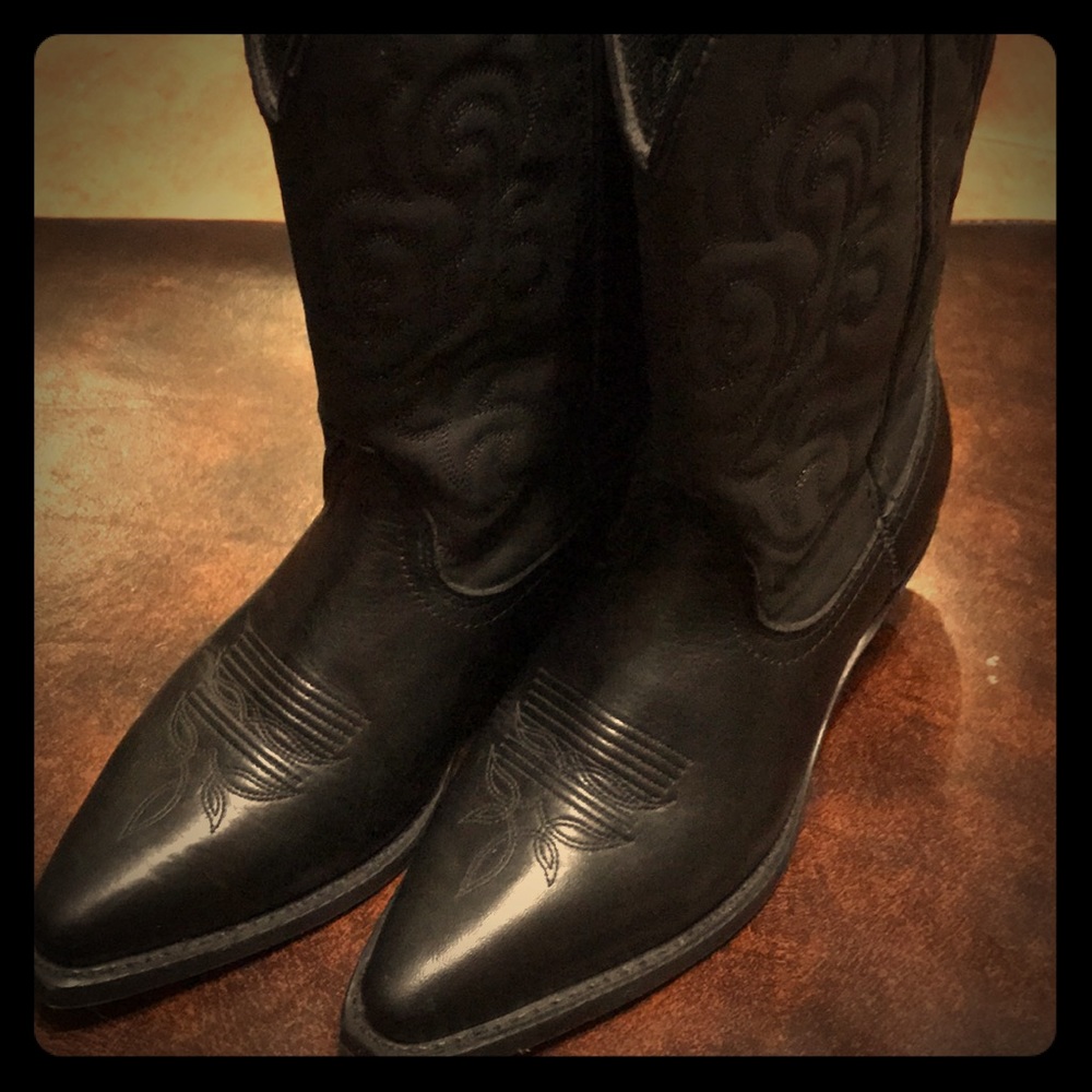 Western boots.
