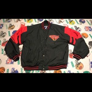 Vintage Logo 7 NHL Blackhawks Jacket