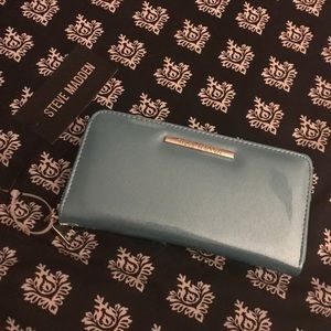  Steve Madden Blue Shimmer Wallet!