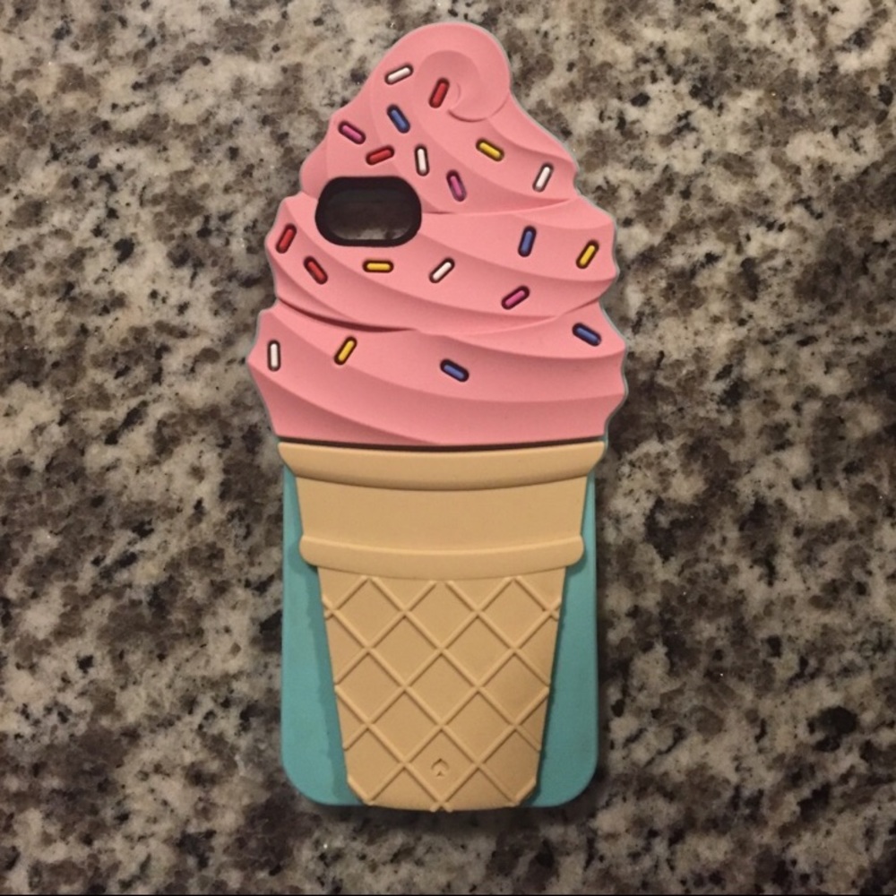 Kate Spade Silicon Ice Cream Phone Case