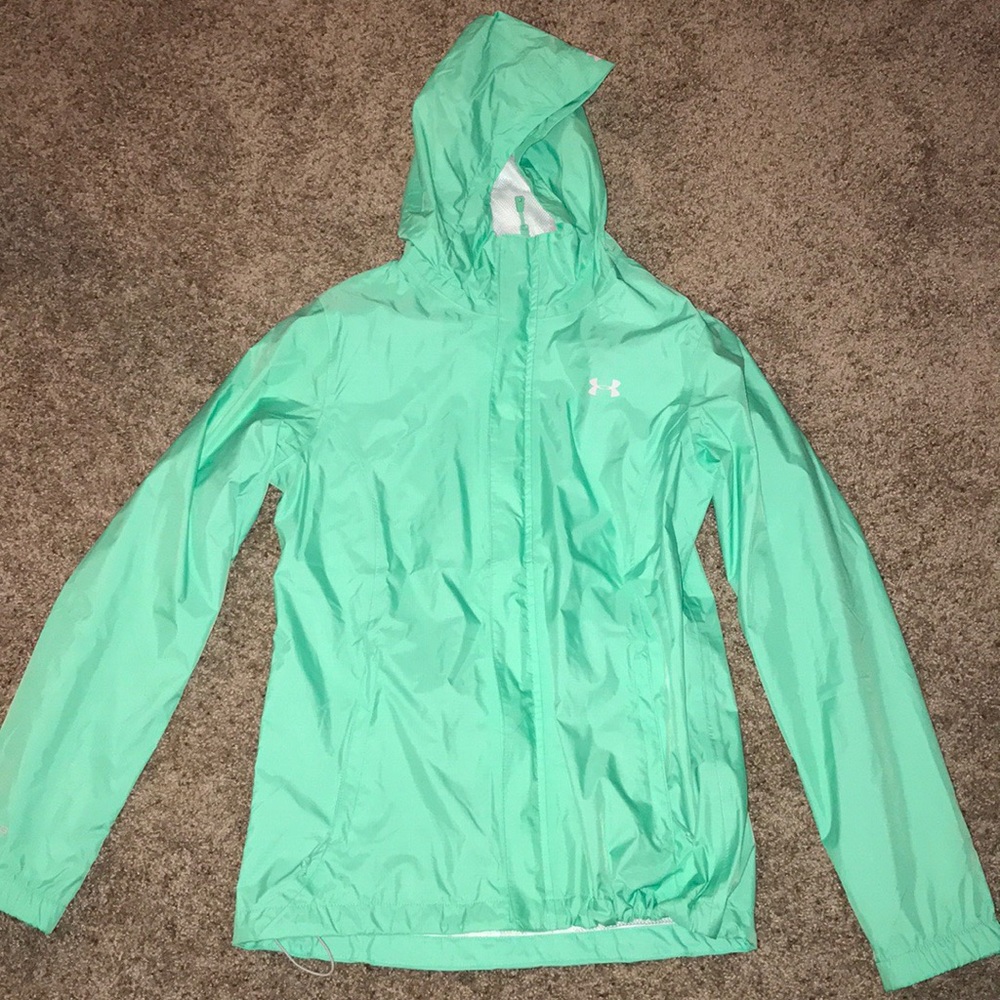 sea foam under armour rain jacket