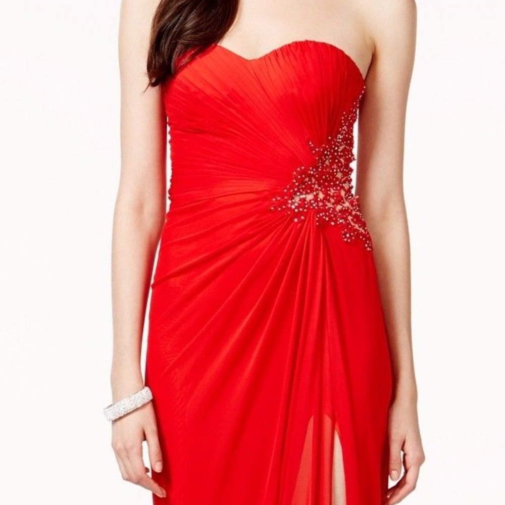 💃Price Drop💃Xscape Illusion Side Sheath Dress