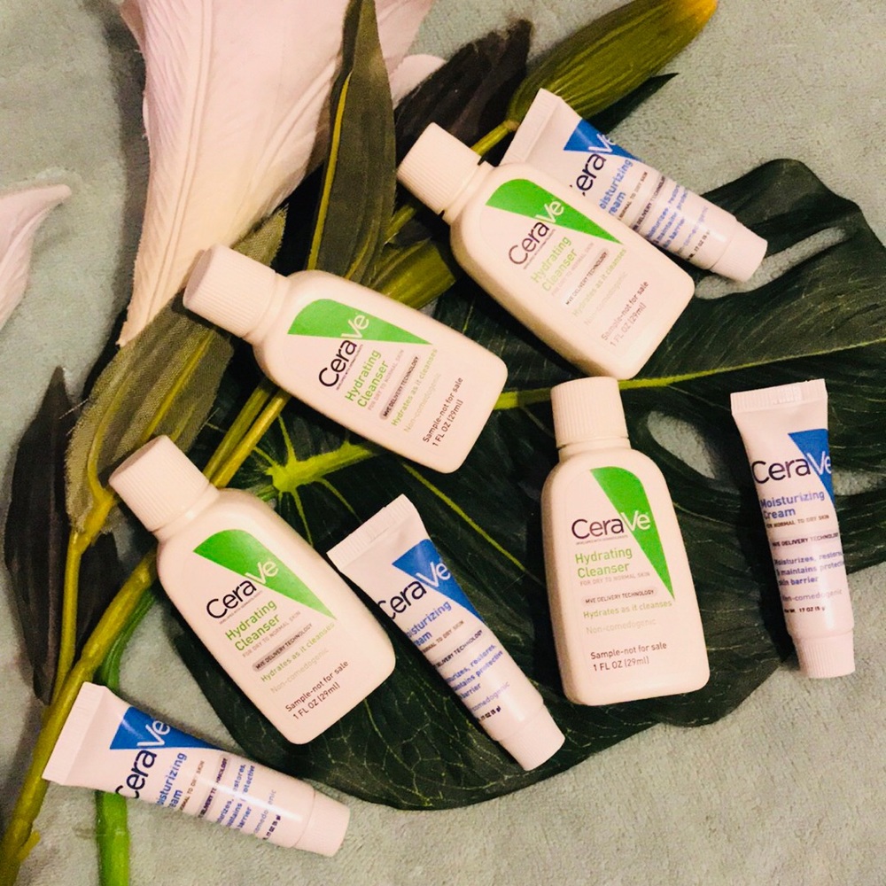 📍Bundle of 4 CERAVE Cleanser & Moisturizer