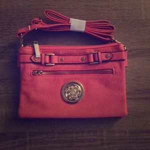 NWOT! Pink and gold handbag