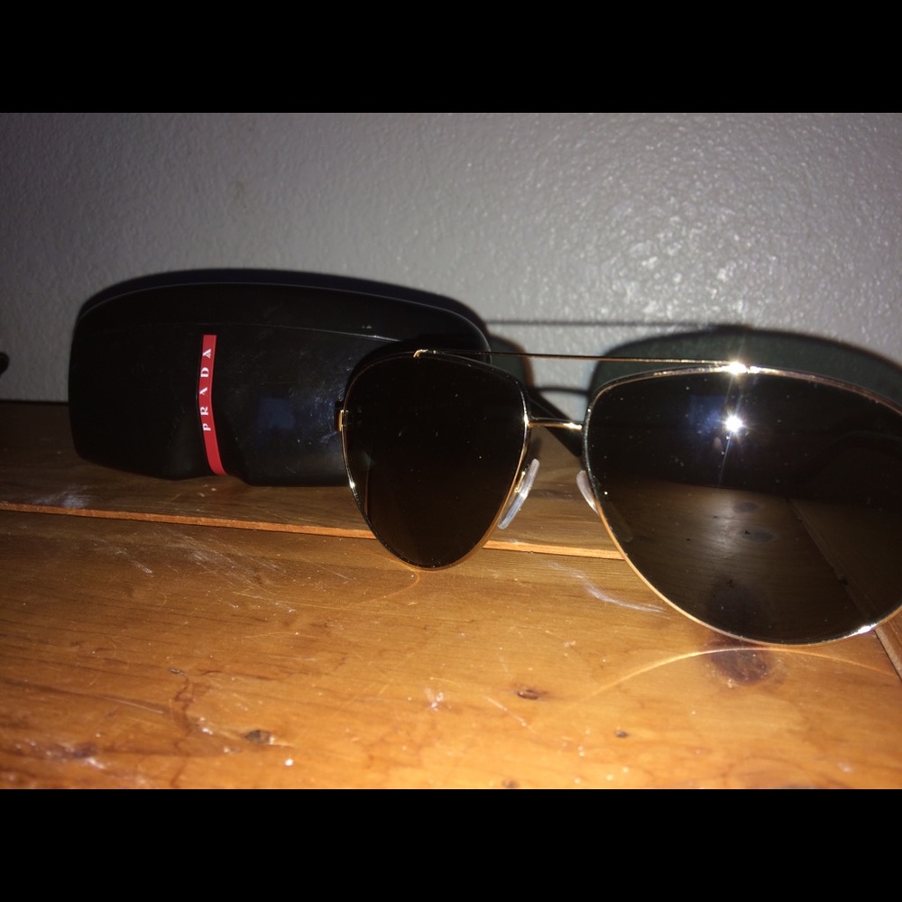 100% Authentic Prada Aviator sunglasses
