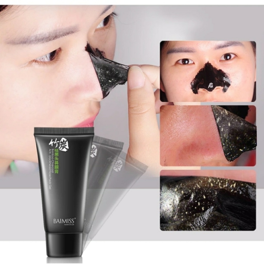 !Baimiss Charcoal Mask! (10+ uses in 1 bottle)