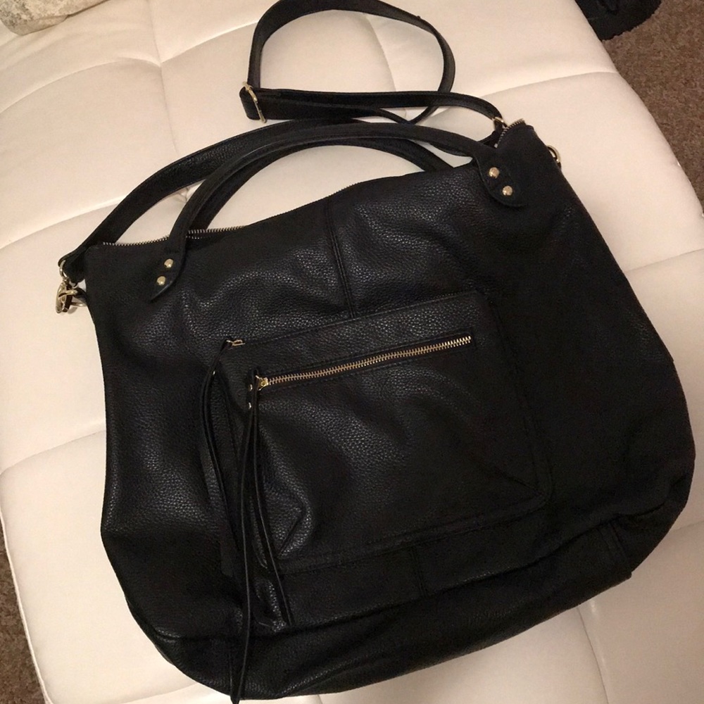 Steve Madden Black Hobo Purse