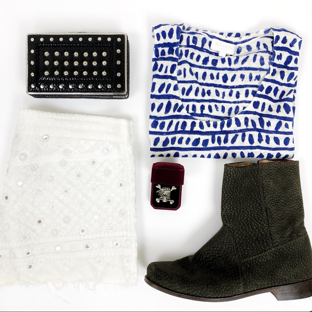 Brown suede boutique boots