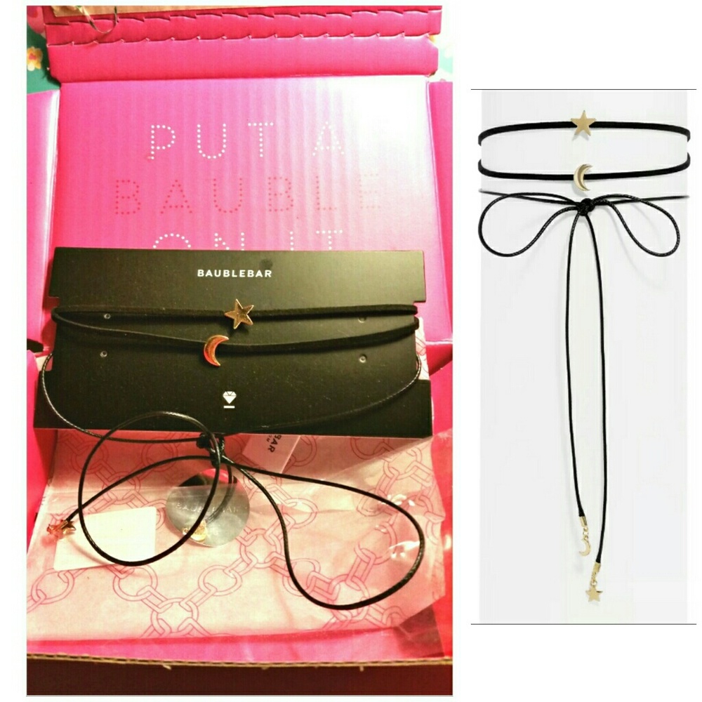 🚫SOLD🚫BaubleBar Choker Sun & Moon⭐NWT Box Gift