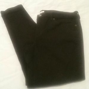 J.Crew dark black skinny jeans