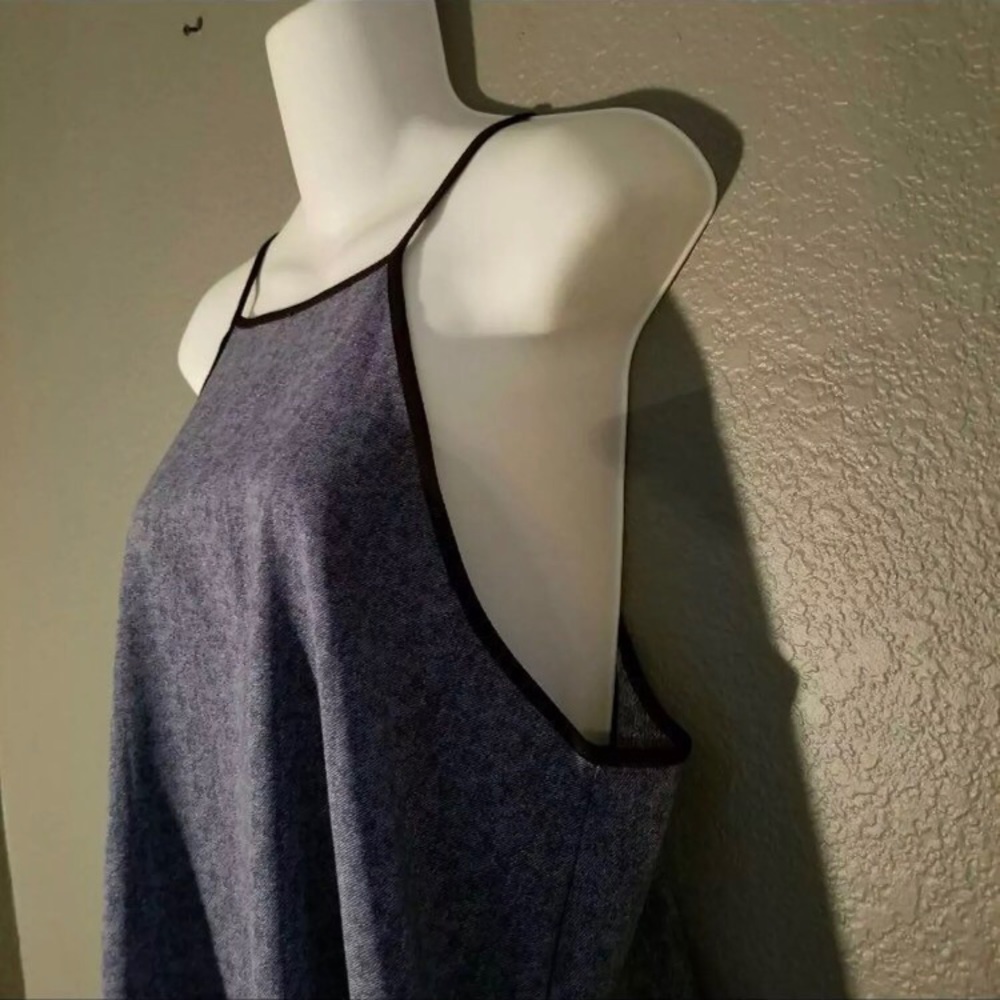Blue Patterned Tunic Tank - Picture 2 of 4
