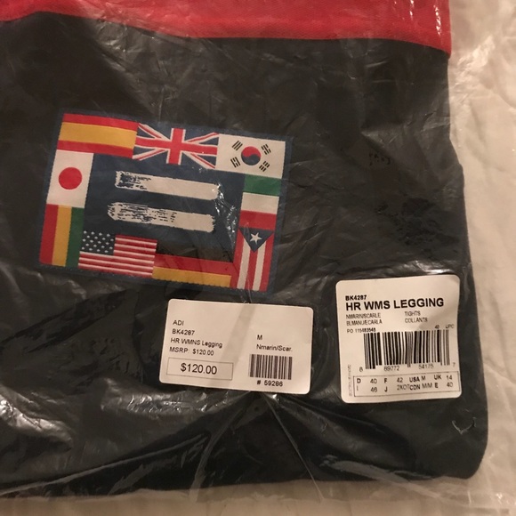 NWT Adidas x Pharrell Williams 'Hu Race' leggings - Picture 7 of 7