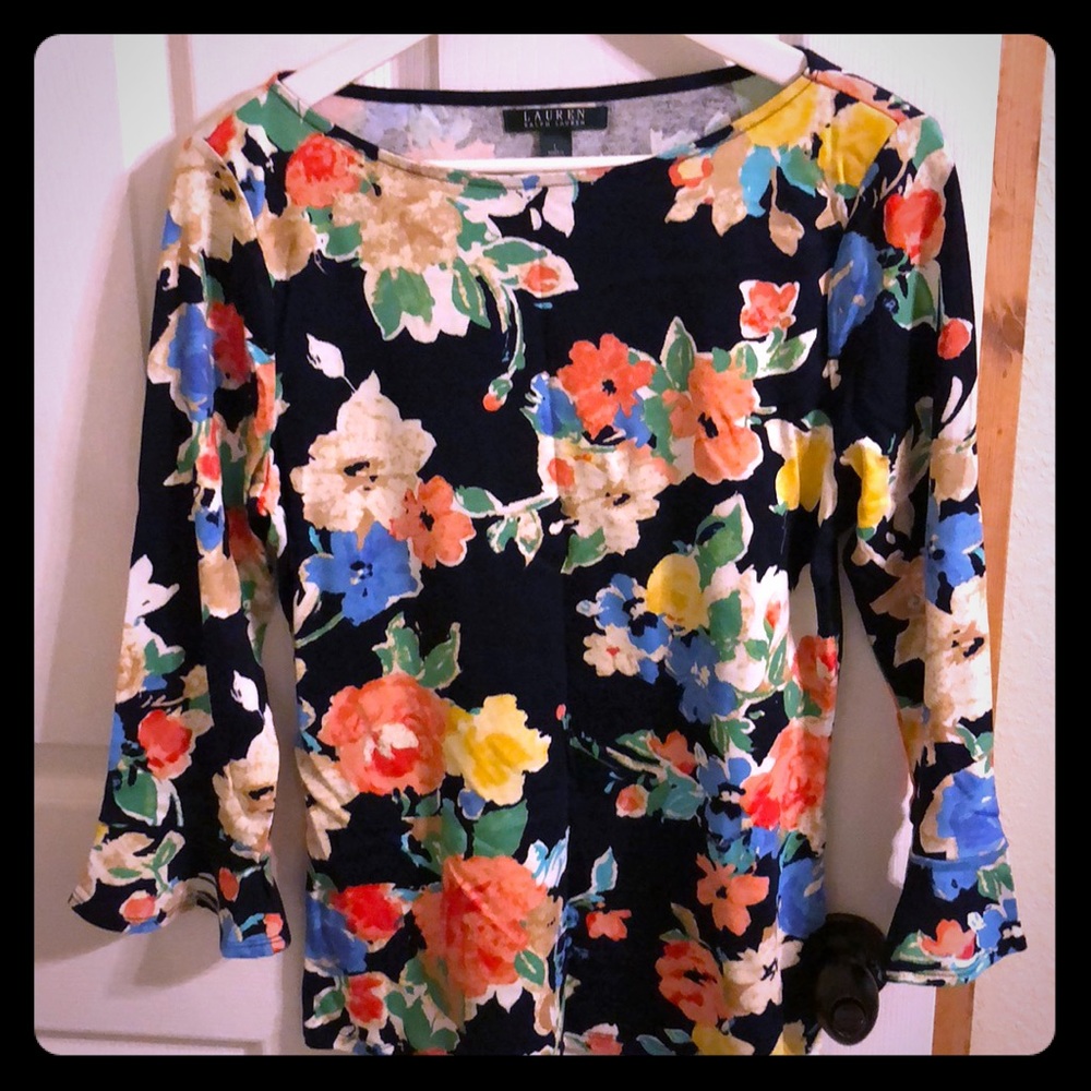 Women’s floral cotton shirt