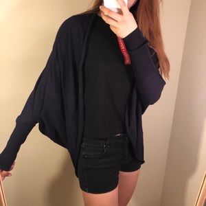 New! Zara Navy Knit Cardigan