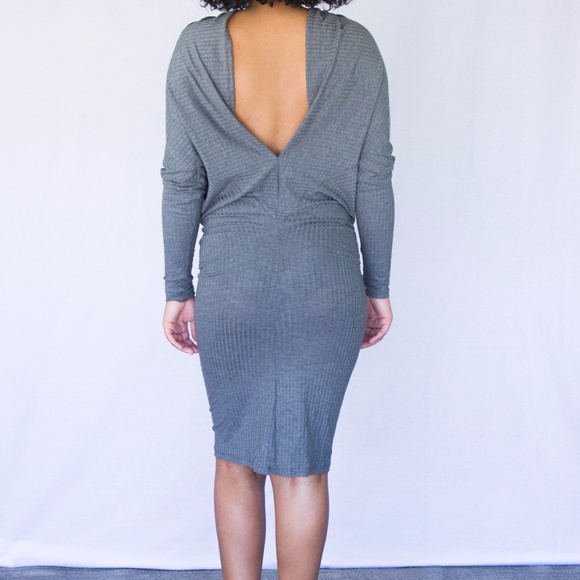 Deep V Dress - Picture 3 of 3