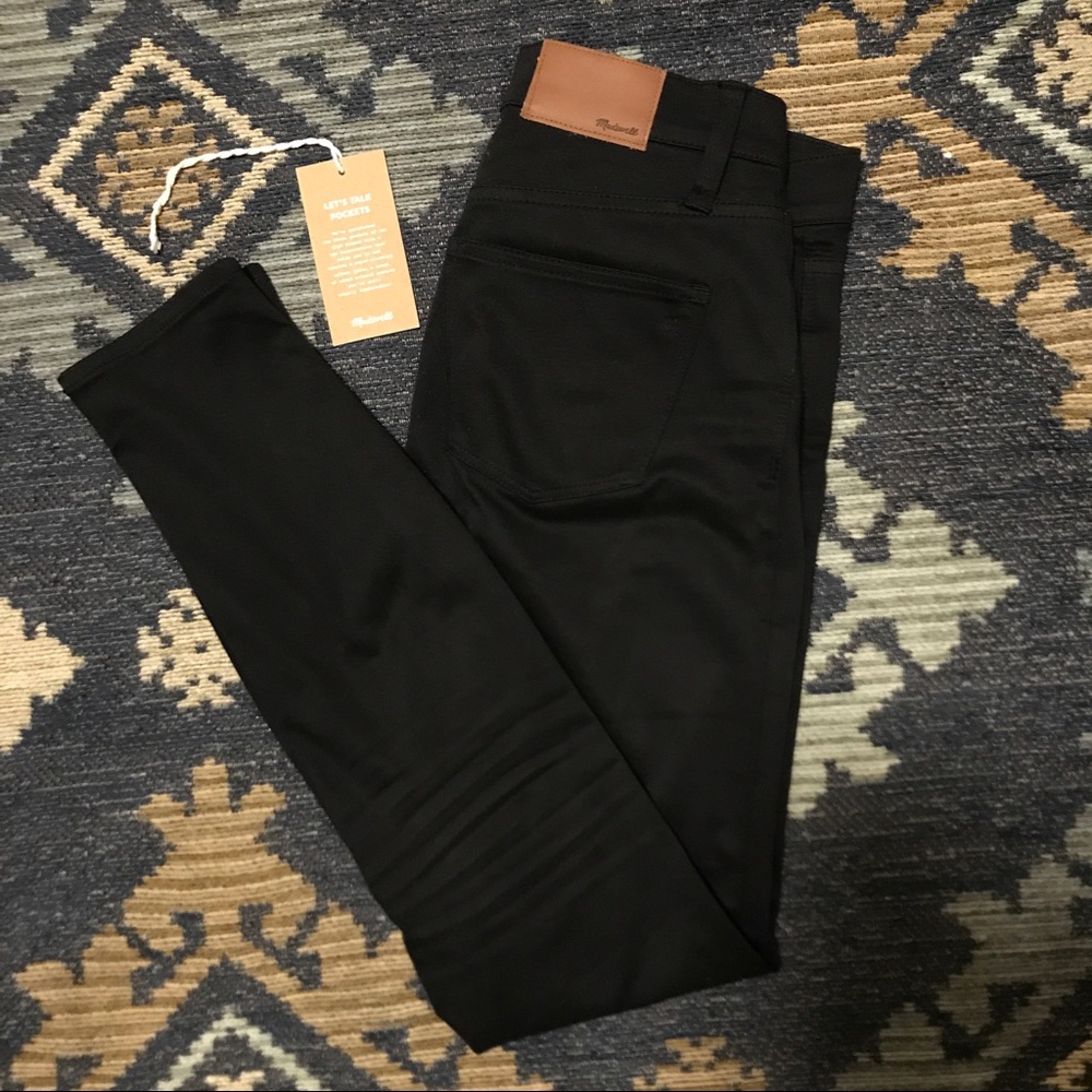Madewell 9" High-Rise Skinny in Carbondale Black